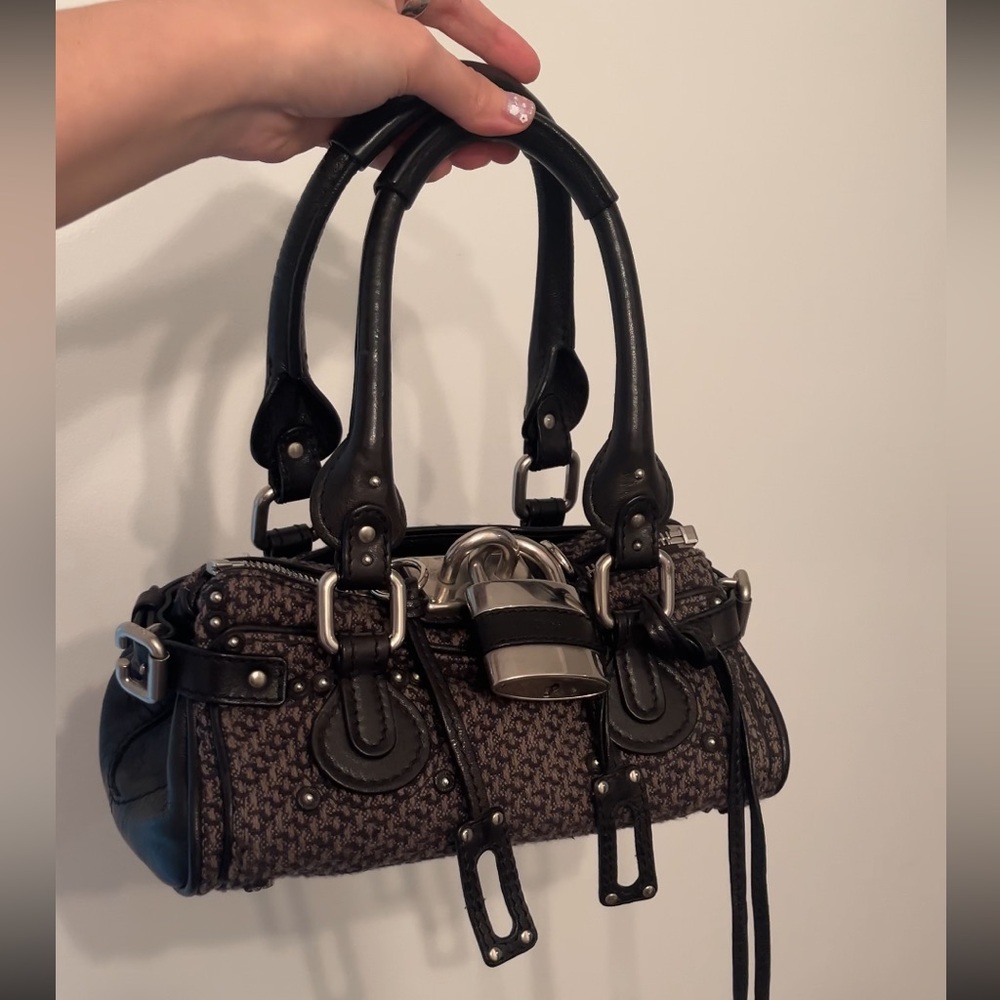 Chloe Tweed Paddington Bag Vintage